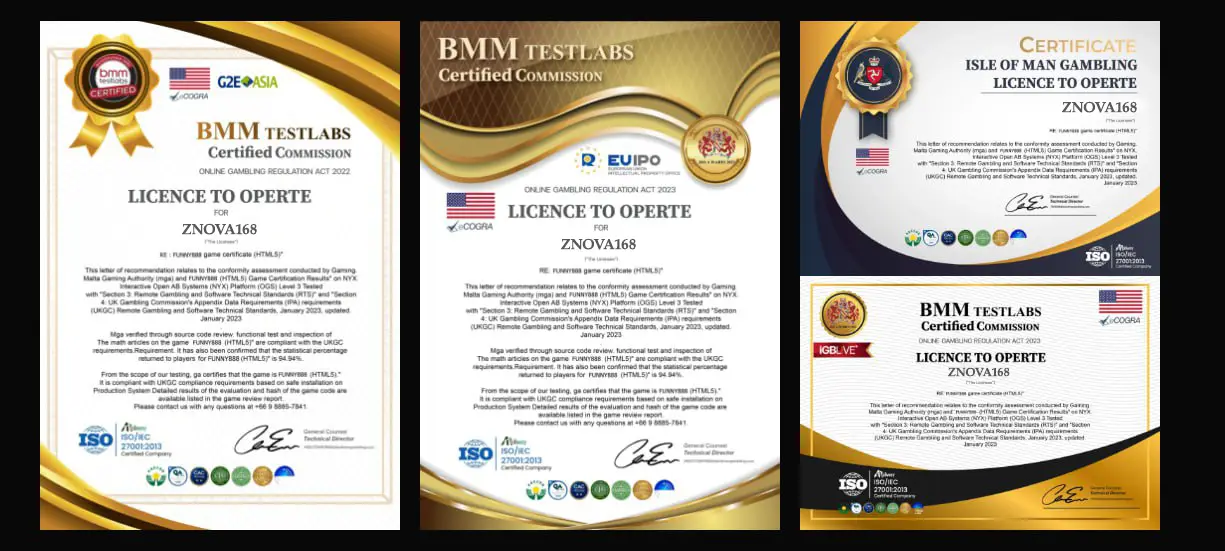 nova168 license